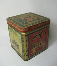 Alte R. Twining Paris London Brussel Tee Reklame Blechdose Sirven Toulouse 30er