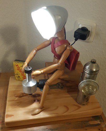 Dynamomann led tischleuchte - dynamomann, led-tischleuchte