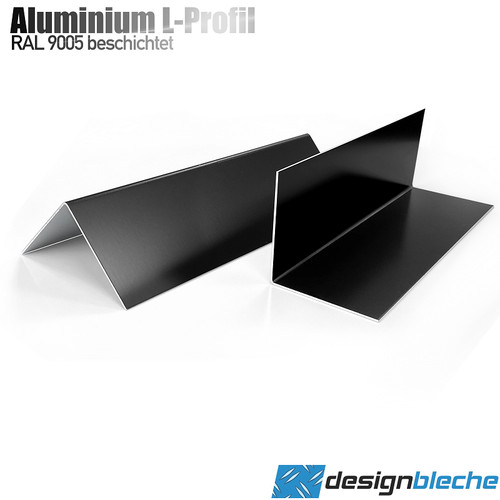 Alu profil schwarz lackiert - alu, l-profil
