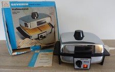 Waffeleisen Chrom Severin 2100 de luxe Waffel  70er Vintage  Made in Germany
