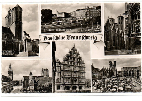Ansichtskarte braunschweig - ansichtskarte,