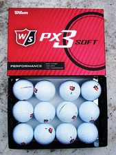 Wilson Staff  PX3 SOFT - Neuwertig gebr. Golfbälle  original Verpack.- 12 ST.