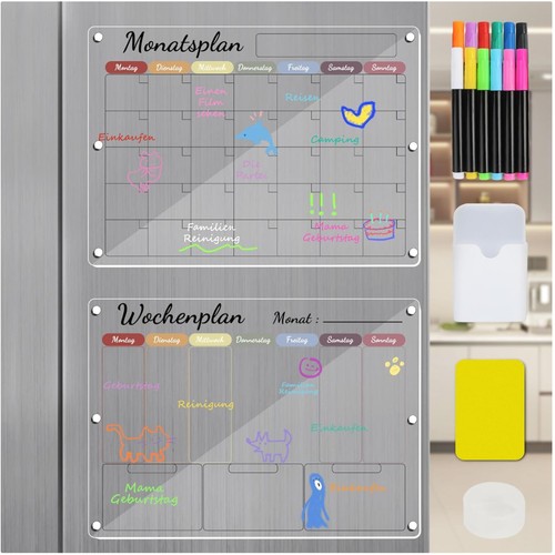 Abwischbarer wochenplaner - abwischbarer,