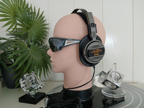 Vintage stereo headphones - vintage,