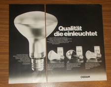 Seltene Werbung OSRAM KRYPTON DEKOLUX CONCENTRA SUPERLUX Glühbirnen #2 1978