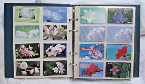 Telefonkarten japan blumen - telefonkarten,