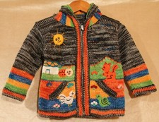 Strickjacke grau Gr. 92*98