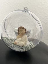 Handmade Weihnachten Dekoration Kugel Handgefertigt Engel Schnee