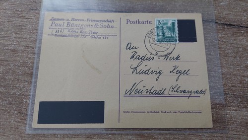 Franz zone baden - -, postkarte