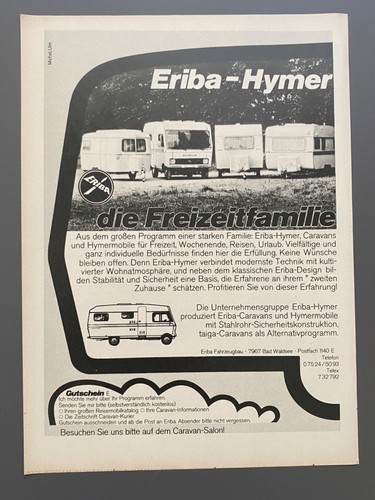 Eriba hymer wohnmobil caravan - hymer,