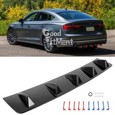 Für Audi A5 S5 RS5 Glänzend Heckstoßstange Heck Spoiler Splitter Heckdiffusor