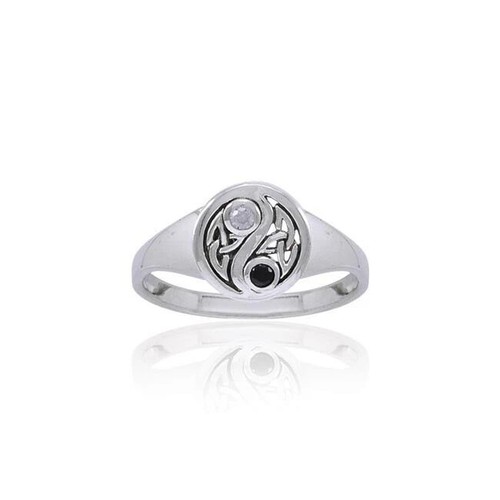 Keltisch yin yang 925 - yin,