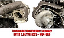 Hitzeschutz Schwarz TURBO