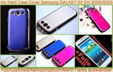 Alu Cover Hard Case für Samsung Galaxy S3 i9300 i9305 Etui Schutz hülle Folie