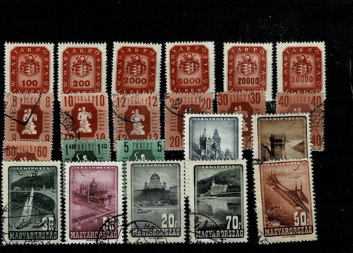 Briefmarken europa ungarn - europa,