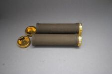 Spank Spoon Lock-On Griff  / Brown Gold  / Flat Bar End Plug Grip Griffe