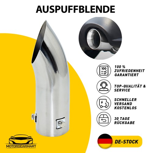 Silber edelstahl auspuffblende - edelstahl,