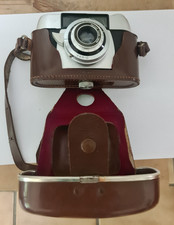 Vintage Revue Reporter Kamera mit Lederetui – Sammlerstück aus den 1960er Jahren