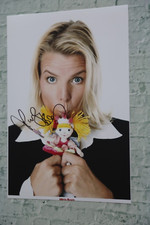 ORIGINAL Autogramm von Mirja Boes. pers. gesammelt. 100% ECHT. GROSSFOTO