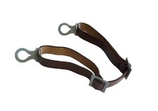 WKI Kinnriemen Stahlhelm M16 / Pickelhaube für den Knopf 91 feldgraue Beschläge