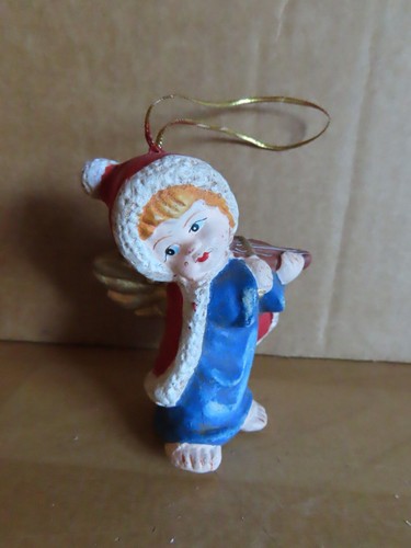 Figur engel mit geige blaues - mit,