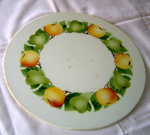Schöen alte tortenplatte - alte,