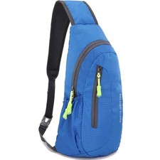 Nylon Sling Bag Rucksack Klein Herren Damen Reisetasche Sport Outdoor