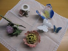 Konvolut - Sammlung Schmetterling Blüte Ens Porzellan