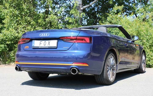 Fox sportauspuff audi f5 - audi, a5