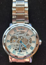 Winner Herrenuhren Luxus Römische Edelstahlband Business...Handaufzug