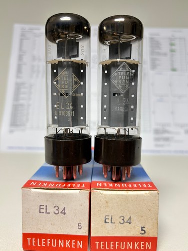 Telefunken el34 - 2, (6ca7)
