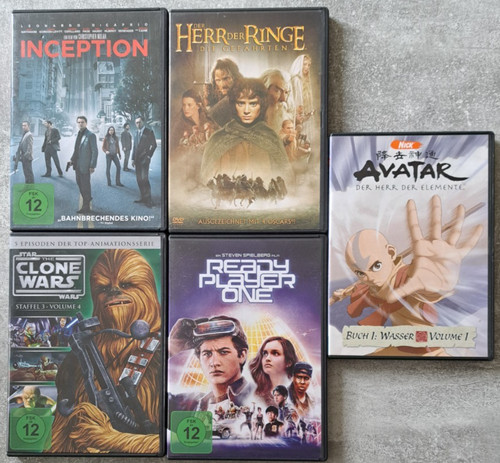 Verschiedene dvds herr der - -,