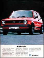 VW Golf 1, Originale Werbung aus 1979.......  VW Golf 1 GTI