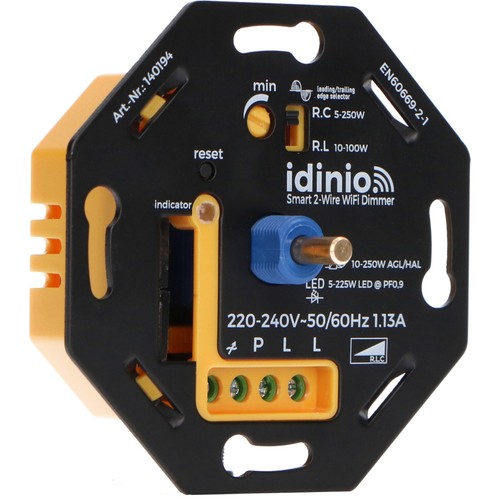 Dimmer idiano 250w leading - 250w,