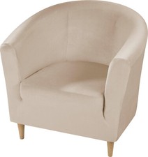 Sesselhusse Susi, Dohle&Menk, in hochwertiger Stretch Qualität offwhite