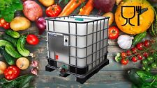 1000 L IBC Container NEU Lebensmittelecht Wassertank Natur Gartenwasser