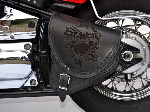Leder schwinge totenkopf - schwinge,