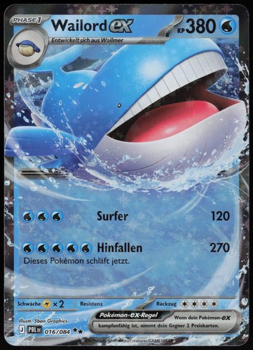 Pokemon dunkelnacht wailord - dunkelnacht, ex