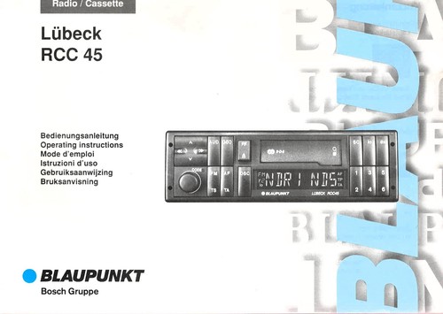 Blaupunkt lübeck rcc - lübeck, 45