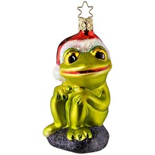 Christbaumschmuck Glas Frosch