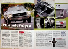 Oldtimer Praxis 12/2016 Ford Mustang T5 Cabrio mit 203PS in einer seltenen Vorst