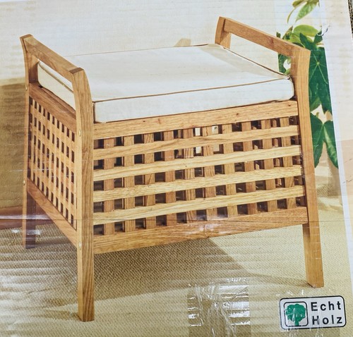 Holz sitzbank mit stauraum - sitzbank,