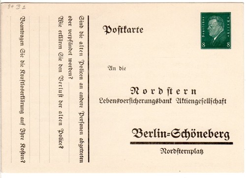 Ungebr 8 pf - dr,, ungebr.