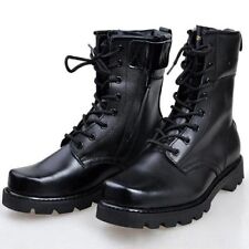 Herren Militär Kampfstiefel Handarbeit Original Leder Hoch Knöchel Schnürschuhe Neu