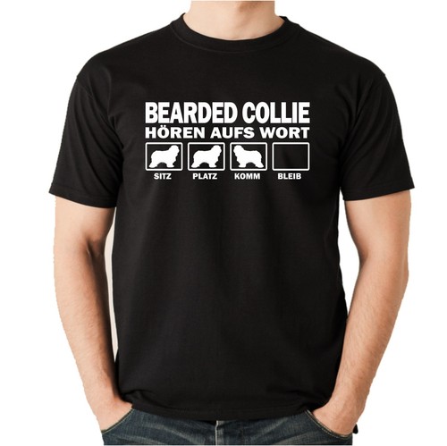 Shirt bearded collie hört - bearded,
