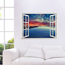 3D Landschaft Meer Fensterbild