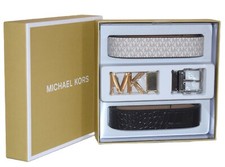Michael Kors 4 in 1 Box Set 2 Gürtel 2 Schnalle vanilla schwarz ohne Size Belt