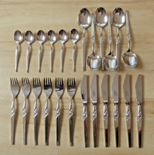 Drache - Rosenmotiv - Menuebesteck -  Edelstahl ROCRONI - 6 Personen - 24 tlg.