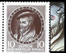 400. Todestag Georgius Agricola PF/DZ MNR 497 postfrisch   (497f11)