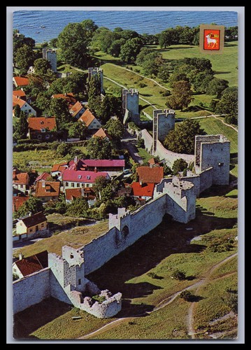 Ansichtskarte visby schweden - visby,